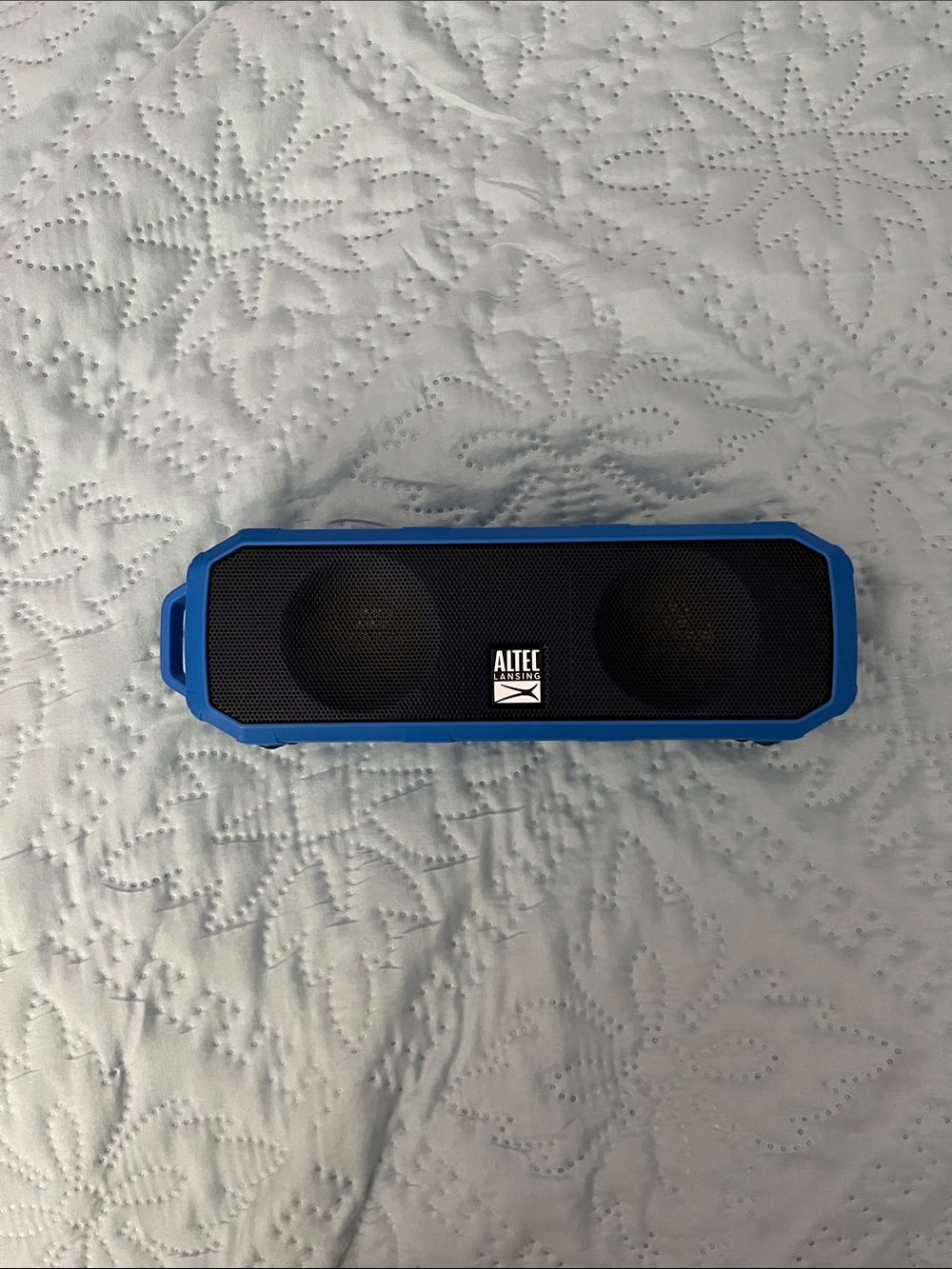 Blue Altec Lansing Portable Speaker